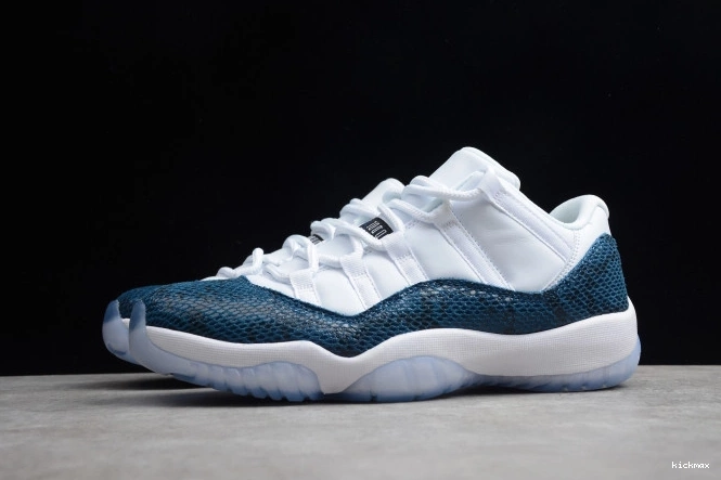 Rep MAX Low CD6846-102 Air 11 Navy Blue Jordan Snakeskin 0711
